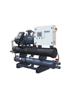 良い価格 水冷蔵スクリューコンプレッサーチラー 200HP 200Kw/Hr 半ヘルメティック高循環流量 オンライン