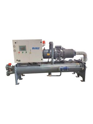 良い価格 340HP 340Kw/Hr 水冷蔵スクリューチラー 半ヘルメティックスクリュー オンライン