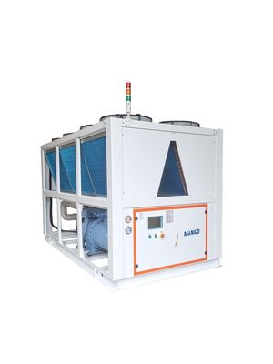良い価格 半密閉式空気冷却スクリューチラー 150HP 270Kw/Hr 空気冷却チラーユニット オンライン
